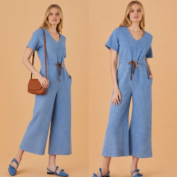 Livro Pants - Olivia by LIVRO Denim Farrah Jumpsuit Size Small NWT